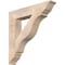 Ekena Millwork Funston Traditional Smooth Bracket, Douglas Fir, 5 1/2"W x 32"D x 32"H BKT06X32X32FST01SDF - alternate 1